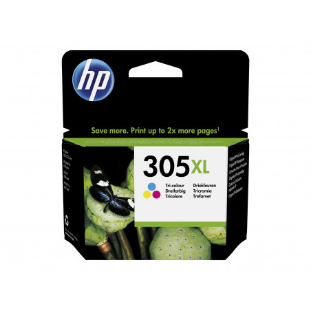 HP 305XL HIGH YIELD TRI-COLOR SUPL