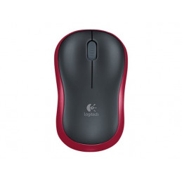 WIRELESS MOUSE M185 RED WRLS