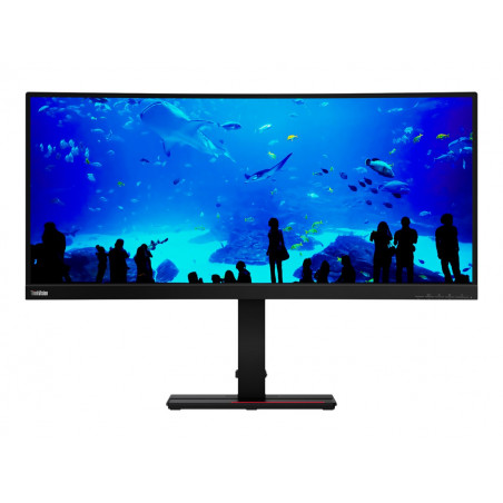 Lenovo ThinkVision T34w-20 - Monitor LED - curvado - 34" 34" visible - 3440 x 1440 Ultra WQHD - VA - 350 cd/m - 30001 - 4 ms