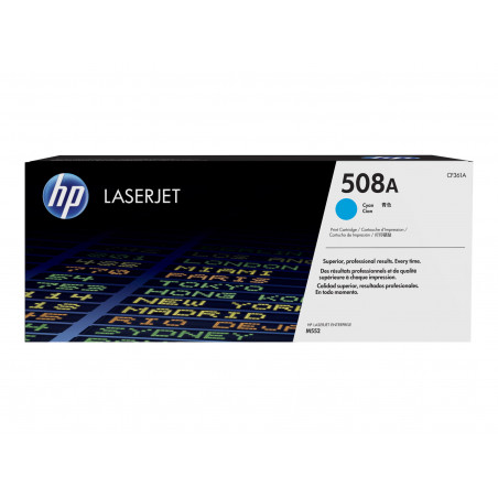 TONER CARTRIDGE 508A CYAN SUPL