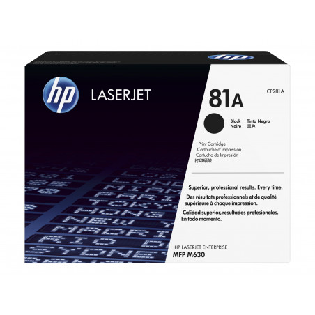 TONER CARTRIDGE 81A BLACK SUPL