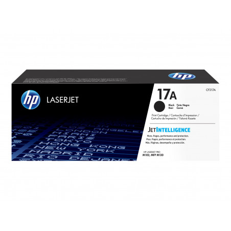 CARTUCHO DE TONER ORIGINAL HP LASERJET 17A NEGRO