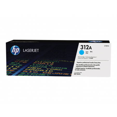 TONER CARTRIDGE 312A CYAN SUPL