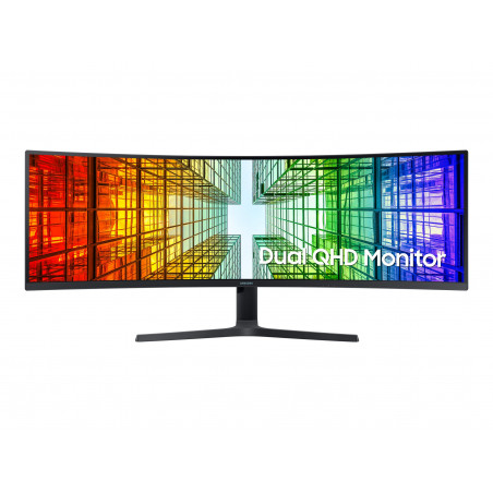 Samsung S49A950UIU - S95UA Series - monitor QLED - curvado - 49" - 5120 x 1440 Dual Quad HD  120 Hz - VA - 350 cd/m - 30001 -