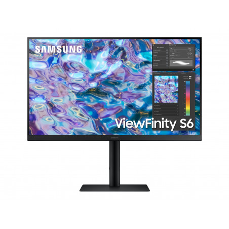 Samsung S27B610EQU - S61B Series - monitor LED - 27" - 2560 x 1440 WQHD  75 Hz - IPS - 300 cd/m - 10001 - 5 ms - 2xHDMI Disp