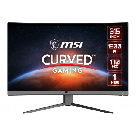 MONITOR GAMING 31.5 MSI G32CQ4 E2 NEGRO 1ms/170Hz/FHD IPS/DP/2XHDMI/FSYNC/VESA