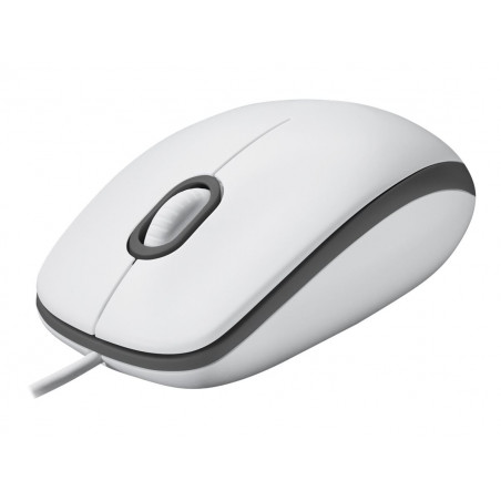 LOGITECH MOUSE M100 - WHITE - PERP