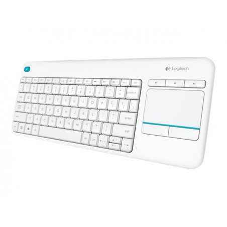 TECLADO K400 PLUS WHITE WRLS