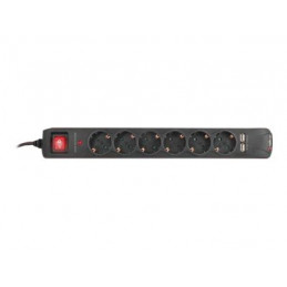 REGLETA ELEC16 AH 6X SCHUKO...